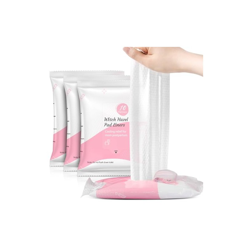 UHdod Witch Hazel Cooling Pads for Postpartum Care - 48