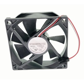 for TONON TD9025LS Wine Fridge Hotel Refrigerator, DC12V 0.16A Size: 90x90x25mm, (E1 Plug) 2-Wire Cooling Fan.