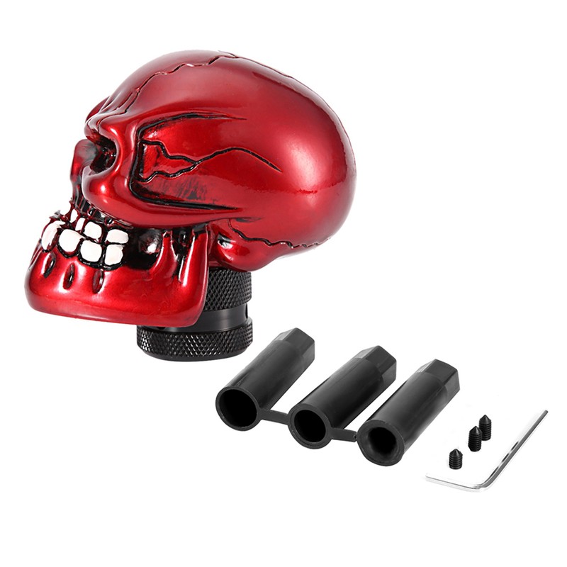 Skeleton Skull Head Car Modified Gear Shift Knob Stick Lever