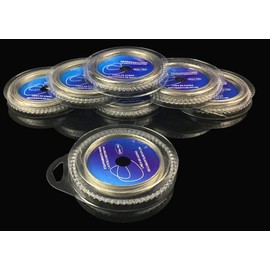 Wire Fishing Line Steel Leader: 50lb Test Knottable Fishing Leader Making for Saltwater Rigging - 32.8ft Nylon Coated 7 Strands Silver String Wire with 20pcs Sleeves