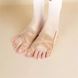 무지외반증 양말 발가락 교정기 보호대 밴드 벌리기 보조 Toe Corrector Protector Band Separator Orthotics Socks [S]