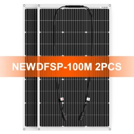 Dokio Flexible Solar Panel 100W Monocrystalline Solar Cell 200w 400w 600w 800W 1000W Solar Panel Kit for RV/Boat/Home SystemMax. Power: 100W, Material: THIN-FILM, Power Range: 100W-1000W, Number of Cells: 30
