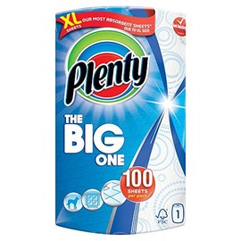 Plenty Kitchen Paper Roll, 100 Sheets