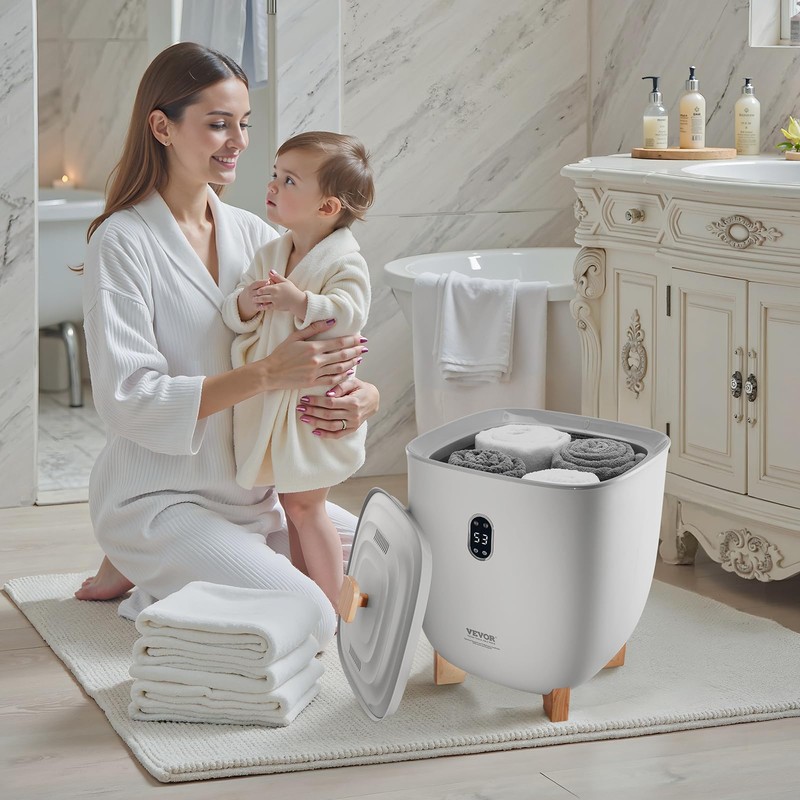 VEVOR Towel Warmers for Bathroom, 25 L Towel Warmer Bucket