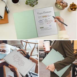 Caweet Case for Remarkable Paper Pro 11.8 Inch 2024 Released, Premium PU Leather Lightweight Book Folio Cover with Bulit-in Magnet & Pen Holder, Green