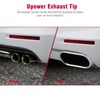 Upower Exhaust Tips 2.25" Inlet 5.5"x3" Outlet 9" Long Stainless