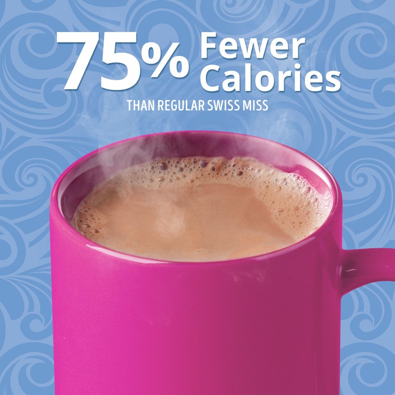 Swiss Miss Reduced Calorie Milk Chocolate Flavored Hot Cocoa Mix,