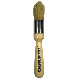 Chalk It! Round Paint Brush for Furniture Painting, Stencil and Waxing. Ideal for DIY Furniture & Home Decor