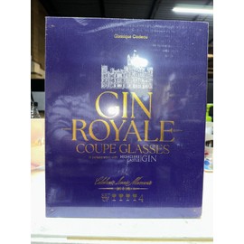 Glassique Cadeau Gin Royale Coupe Glasses 4 Gin glasses set