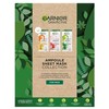 Garnier Ampoule Sheet Mask Collection, Gift Set With Fast Action