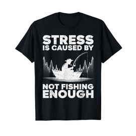 Funny Fishing Design For Men Women Bass Fly Fishing Lovers T-Shirt