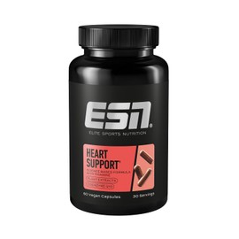 ESN Heart Support, 60 Capsules, 30 Servings, with Beetroot Extract, Thiamine, Plant Extracts, Vitamins and Selenium