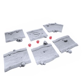 Rivers by Makers Anvil, 3D Printed Tabletop RPG Scenery and Wargame Terrain 28mm Miniatures