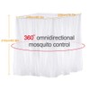 Opamoo Mosquito Net Fine Mesh Large Square Mosquito Net for
