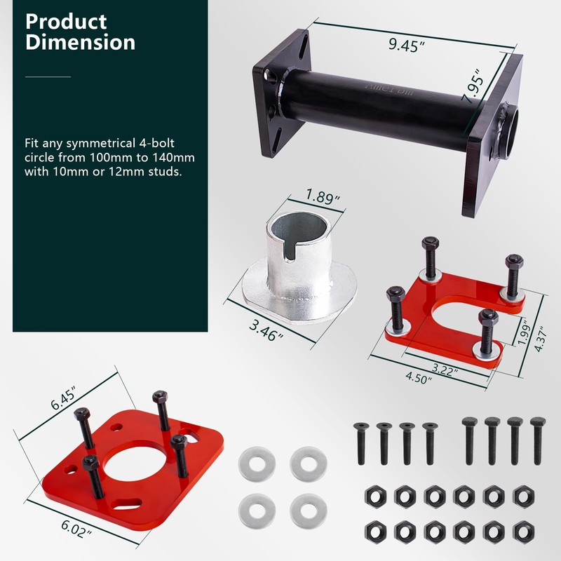 Amerbm Rear Axle Bearing Puller and Installer, ABS Tone Ring