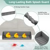 2Pack Bathtub Splash Guard for Tub Kids, Silicone Splash Guard