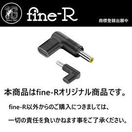 Fine-R USB-C Input, DC 0.2 x 0.07 inches (5.5 x 1.7 mm), Output 20V, 5A, 100W, Compatible with Mainly Acer, Lenovo ASUS Toshiba, Laptops, PD Charging, Converting Adapter, Plug, Fast Charging (PL