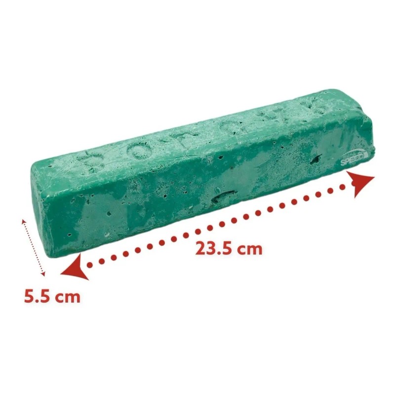 Barra Piedra Para Pulir Cromo Y Aluminio Bolcar - Verde