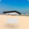 Outdoor Swing Canopy Replacement Waterproof Patio Swing Top Cover for