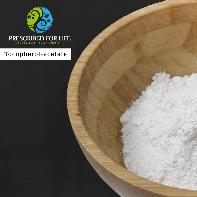 Prescribed For Life Tocopherol Acetate Powder, Water Soluble Alpha Vitamin