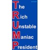 Anti Trump pro Democrat Liberal Sticker Decal
