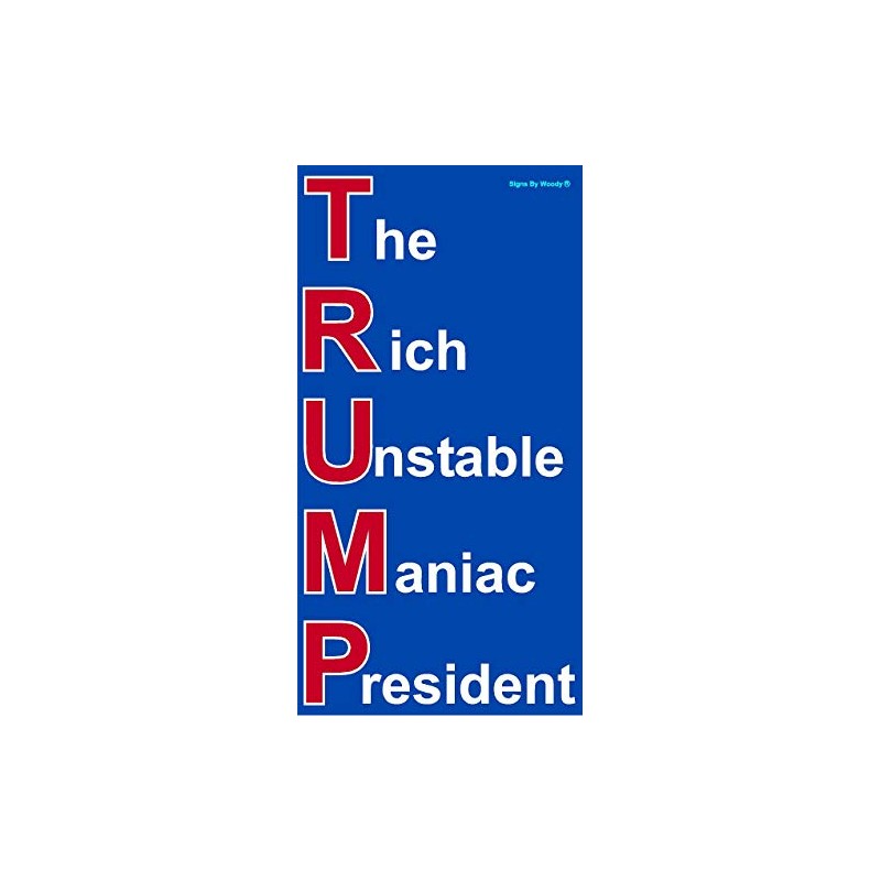 Anti Trump pro Democrat Liberal Sticker Decal