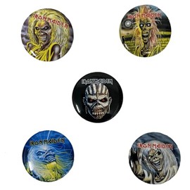 Iron Maiden 1 Round Rock Heavy Metal/Rock Celebrity Patch Band Patch