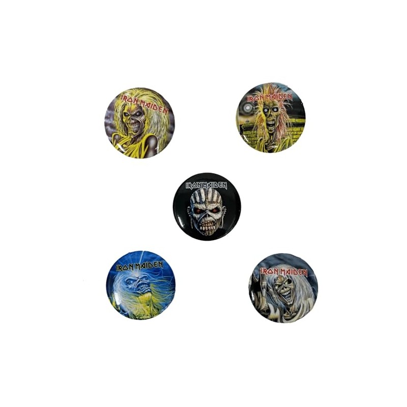 Iron Maiden 1 Round Rock Heavy Metal/Rock Celebrity Patch Band