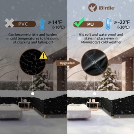 iBirdie Outdoor Sectional Cover for 100 x 100 inch L-Shaped Patio Sofa Waterproof Weatherproof 600D Heavy Duty Garden Furniture Cover Outside Sectional Couch Cover L Shape