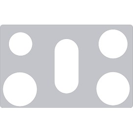 StoveGuard USA-Made, Custom Designed Precision Cut Stove Cover for Gas Stove Top Cover, Premium 6x Thicker Heavy-Duty GE Gas Range, Model JGS760SEL4SS