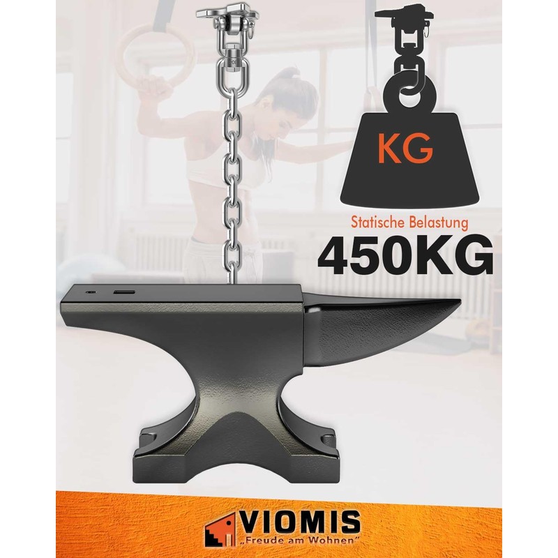 Viomis Stainless Steel Ceiling Hook 360° Rotatable - Universal for