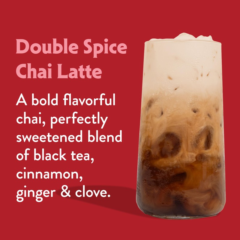 STASH Double Spice Chai Latte Concentrate - Barista Style Caffeinated