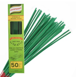 Citronella Incense Sticks 50 Pieces per Box, Made from Natural Plants, Suitable for Outdoors, Indoors, by The Pool, in The Yard