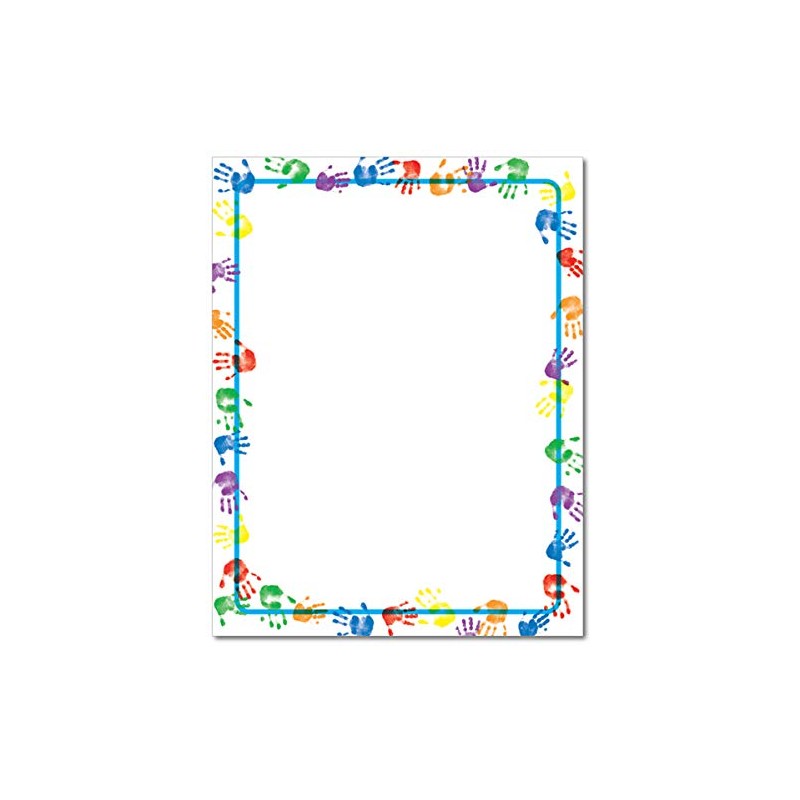 Baby Handprints Stationery Paper - 80 Sheets