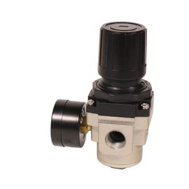 WELDINGER Compressed Air Regulator 3/8 Inch 0-10 Bar with Pressure Gauge and Bracket for Compressors (without Couplings)