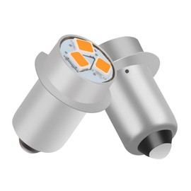 Flashlight Bulb,18V 19.2V Flashlight Bulbs Replacement for Ryobi Craftsman Milwaukee Flashlight, Maglite Led Bulb -2 Pack