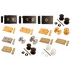 Rim Door Locks & Knobs with Sashlock/Dead Lock Brass/Chrome/Satin/Plastic Sets