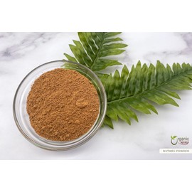 Organic Way Premium Ground Nutmeg Powder (Myristica fragrans) - Healthy Digestion | Organic & Kosher Certified | Non GMO & Gluten Free | USDA Certified | Origin - India (1 Pound (Pack of 1))