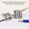 5 Pack Pencil Sharpeners Dual Hole Sharpener Manual Pencil Sharpener