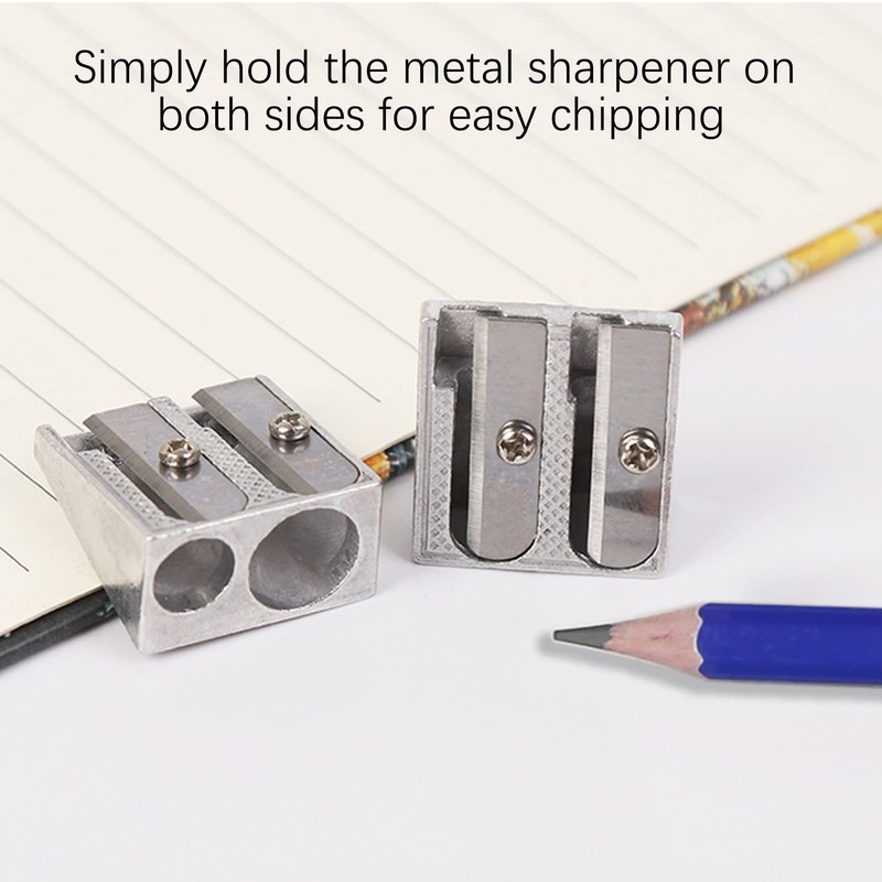 5 Pack Pencil Sharpeners Dual Hole Sharpener Manual Pencil Sharpener