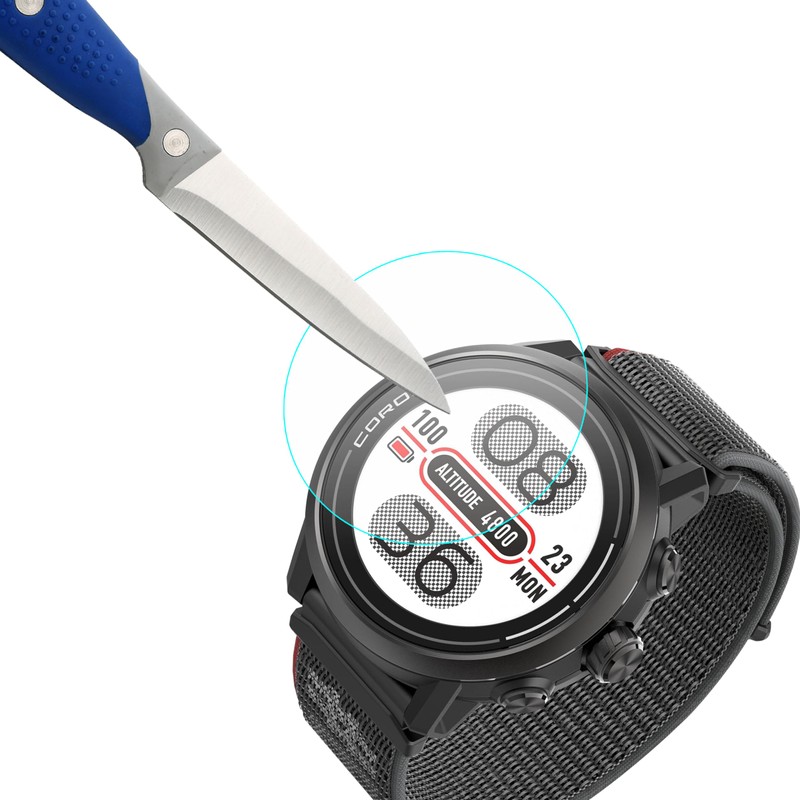 Mr.Shield Screen Protector compatible with COROS PACE 2 [Tempered Glass]