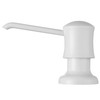 White Sink Soap Dispenser for Kitchen Sink (White), Built-in and