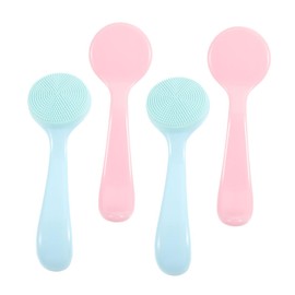 OHPHCALL 4pcs Face Wash Brush Face Scrubber Exfoliating Cleanser for Blackheads