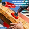 WOWSUPM 4” Deep Carbide Tipped Hole Saw for Thick Wall