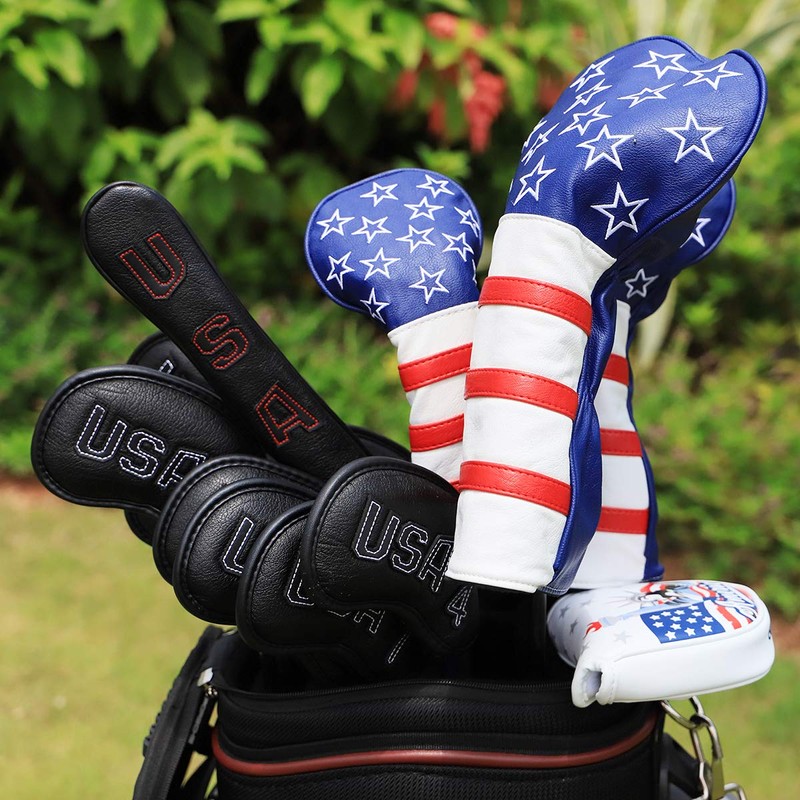 barudan golf Alignment Stick Cover (Blue, White,Black,Red,) (Red)