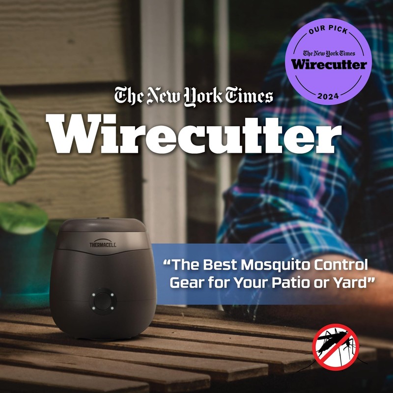 Thermacell Mosquito Repeller E-Series Rechargeable with 20' Mosquito Protection Zone;