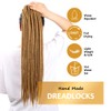 Aguacor Synthetic Double Ended Dreadlock Extensions 24inches 5 Strands Thin