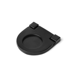 Txinmin 1-3/8-inch Long Zinc Alloy Flush Ring Pull Black Subtle Door Drawer Finger Pull Sliding Barn Door Handles and Pulls, 10pcs, Black