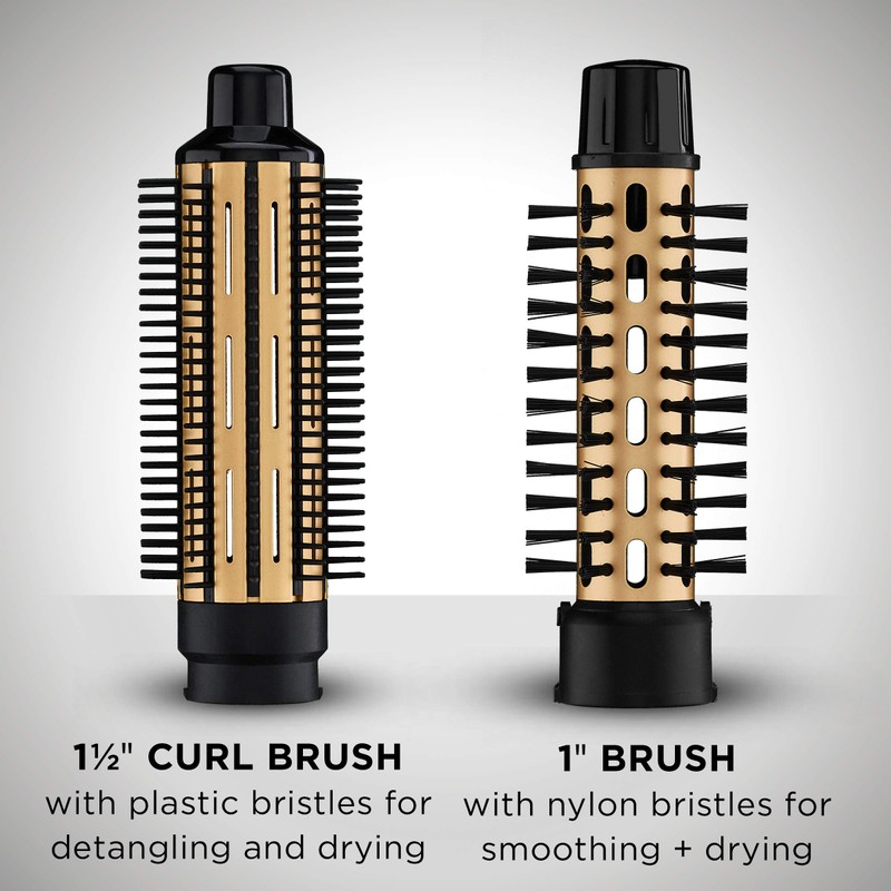 Conair 2-in-1 Hot Air Curling Combo, Includes 1.5-inch Curl Brush