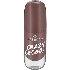 essence gel nail colour 29 Crazy Cocoa, long-lasting nail polish, quick-drying, colour-intensive, shiny, express result, brown, 8 ml